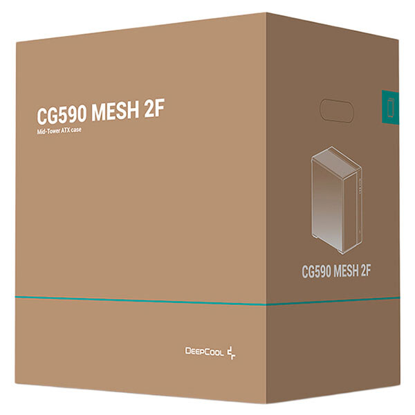 Корпус DeepCool CG590 Mesh 2F, Черный - № 12 Корпус DeepCool CG590 Mesh 2F, Черный - № 12