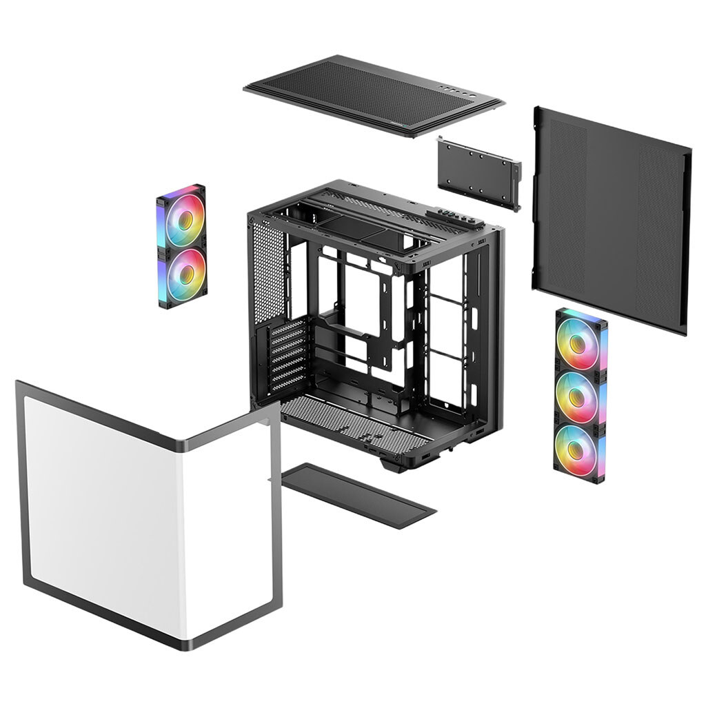 Корпус DeepCool CG590U 5F, Черный - № 8 Корпус DeepCool CG590U 5F, Черный - № 8