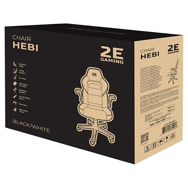 Крісло для геймерів 2E Gaming Hebi, Чорний - № 6 Крісло для геймерів 2E Gaming Hebi, Чорний - № 6