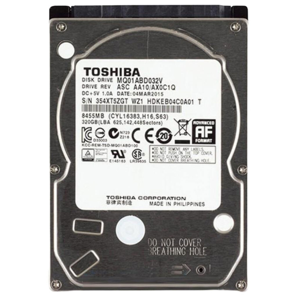 HDD-накопитель Toshiba, 320 Гб. - № 1 HDD-накопитель Toshiba, 320 Гб. - № 1