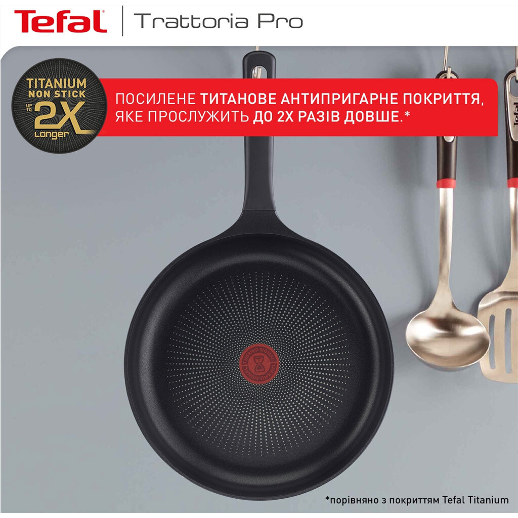 Сковорода Tefal Trattoria Pro G6120444, Черный - № 6 Сковорода Tefal Trattoria Pro G6120444, Черный - № 6