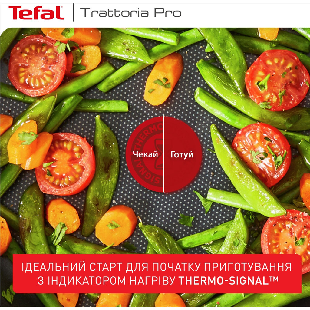Сковорода Tefal Trattoria Pro G6120444, Черный - № 7 Сковорода Tefal Trattoria Pro G6120444, Черный - № 7