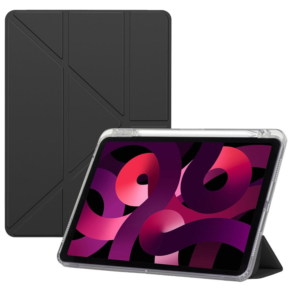 Чехол (книжка) Apple iPad Air 11 2026, BeCover Ultra Slim Origami Transparent, Черный - № 1 Чехол (книжка) Apple iPad Air 11 2026, BeCover Ultra Slim Origami Transparent, Черный - № 1