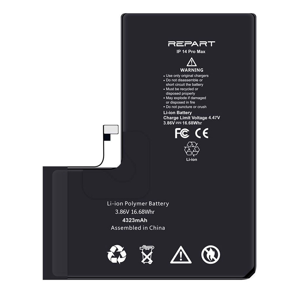 Аккумулятор Apple iPhone 14 Pro Max, REPART, High quality - № 2 Аккумулятор Apple iPhone 14 Pro Max, REPART, High quality - № 2