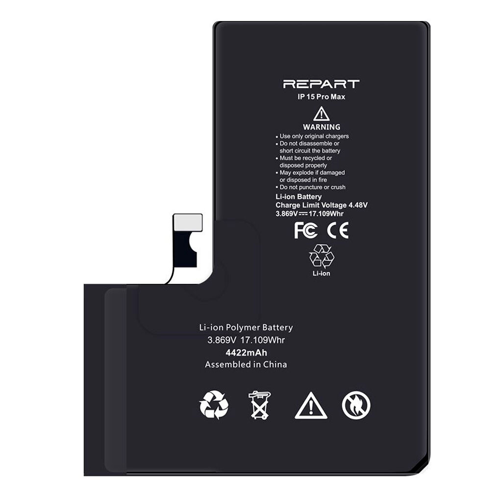 Акумулятор Apple iPhone 15 Pro Max, REPART, High quality - № 2 Акумулятор Apple iPhone 15 Pro Max, REPART, High quality - № 2
