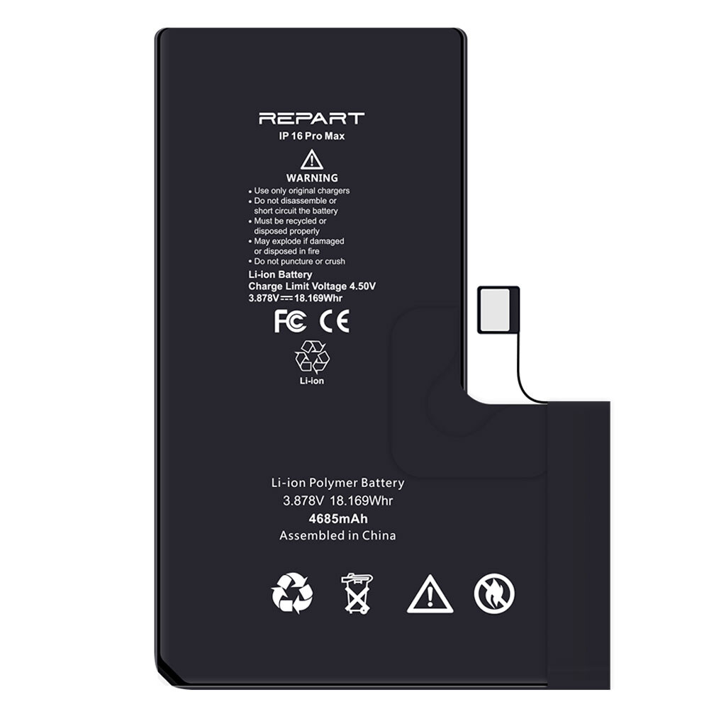 Аккумулятор Apple iPhone 16 Pro Max, REPART, High quality - № 2 Аккумулятор Apple iPhone 16 Pro Max, REPART, High quality - № 2