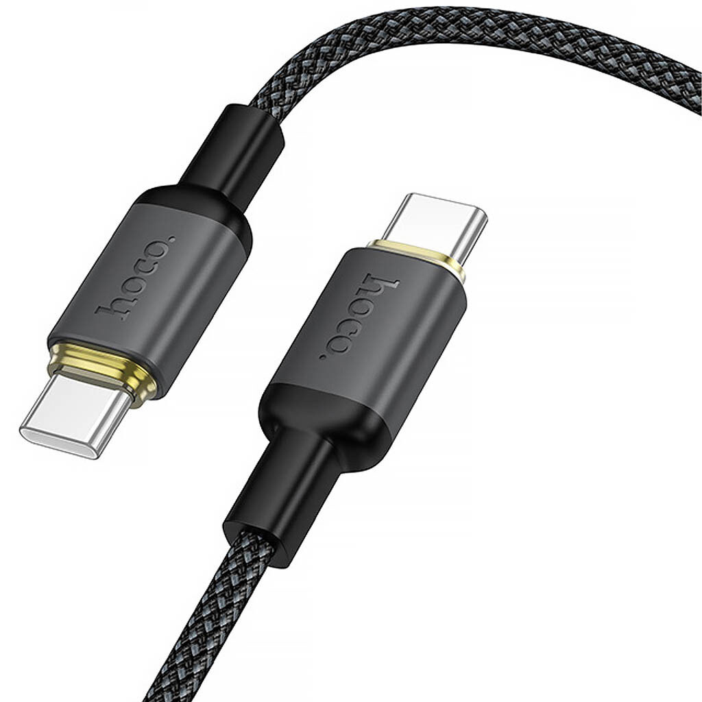 USB кабель Hoco X128 Benefit, Type-C, 1.0 м., Чорний - № 2 USB кабель Hoco X128 Benefit, Type-C, 1.0 м., Чорний - № 2