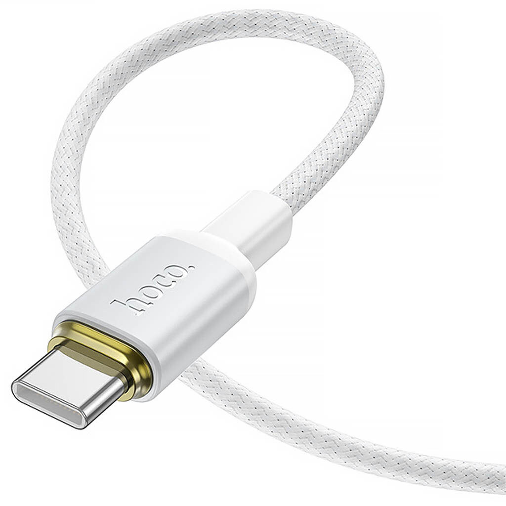 USB кабель Hoco X128 Benefit, Type-C, 1.0 м., Білий - № 3 USB кабель Hoco X128 Benefit, Type-C, 1.0 м., Білий - № 3