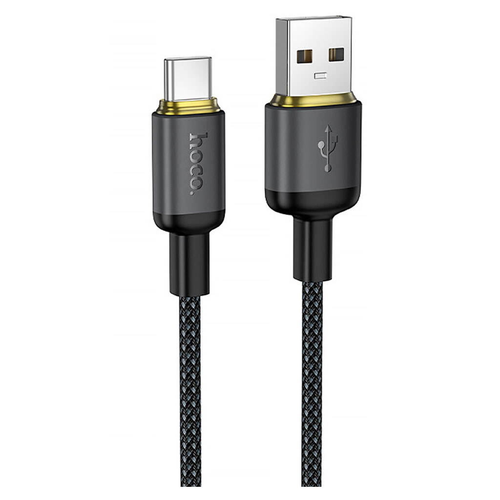 USB кабель Hoco X128 Benefit, Type-C, 1.0 м., Черный - № 1 USB кабель Hoco X128 Benefit, Type-C, 1.0 м., Черный - № 1