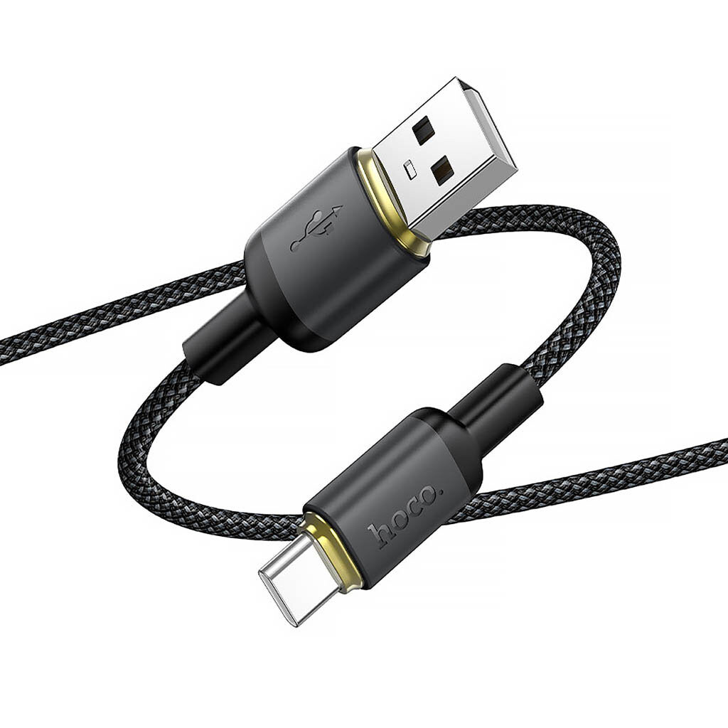 USB кабель Hoco X128 Benefit, Type-C, 1.0 м., Черный - № 3 USB кабель Hoco X128 Benefit, Type-C, 1.0 м., Черный - № 3