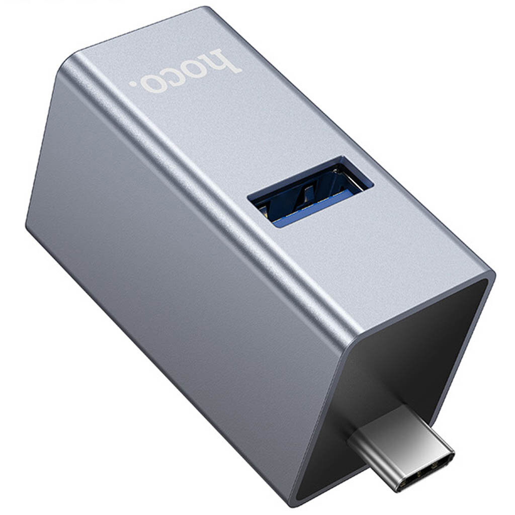 USB Hub Hoco HB54A, Серый - № 2 USB Hub Hoco HB54A, Серый - № 2
