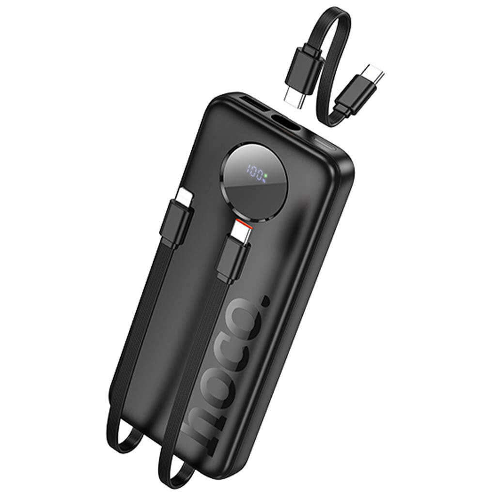 Портативна батарея (Power Bank) Hoco J132 Sabio, 10000 mAh, Чорний - № 2 Портативна батарея (Power Bank) Hoco J132 Sabio, 10000 mAh, Чорний - № 2