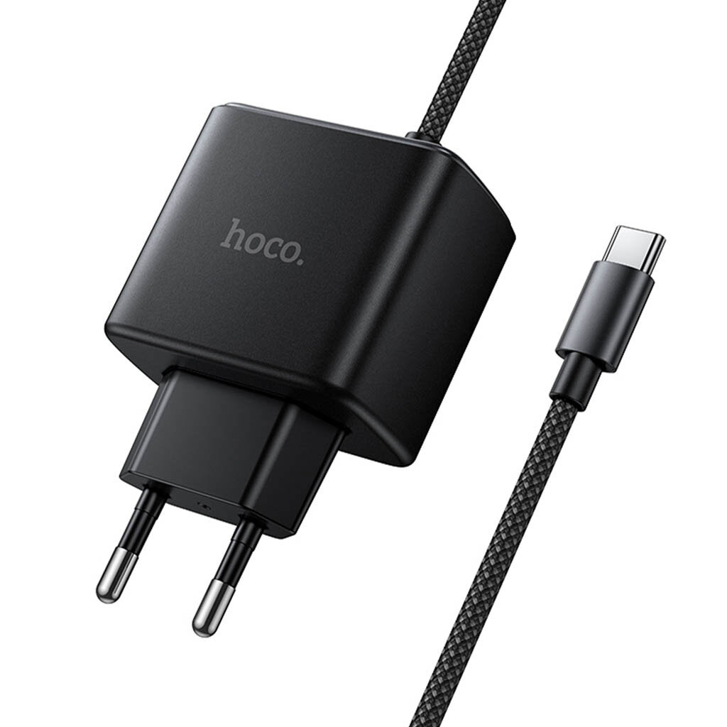 СЗУ Hoco C163A New, С кабелем, Type-C, Черный - № 4 СЗУ Hoco C163A New, С кабелем, Type-C, Черный - № 4