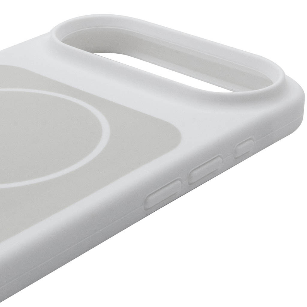 Чехол (накладка) Apple iPhone 17 Air, Air Beats Two Colors, MagSafe, Белый - № 4 Чехол (накладка) Apple iPhone 17 Air, Air Beats Two Colors, MagSafe, Белый - № 4