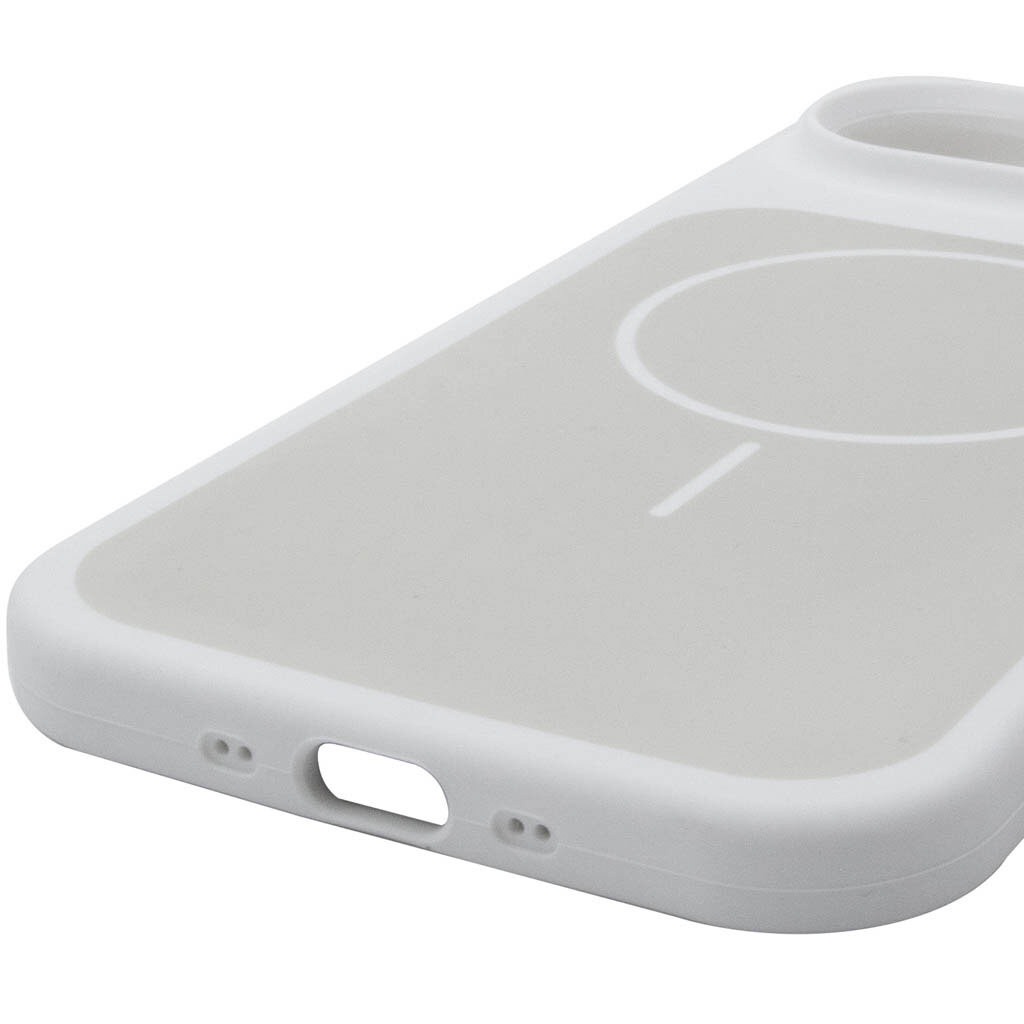 Чехол (накладка) Apple iPhone 17 Air, Air Beats Two Colors, MagSafe, Белый - № 5 Чехол (накладка) Apple iPhone 17 Air, Air Beats Two Colors, MagSafe, Белый - № 5