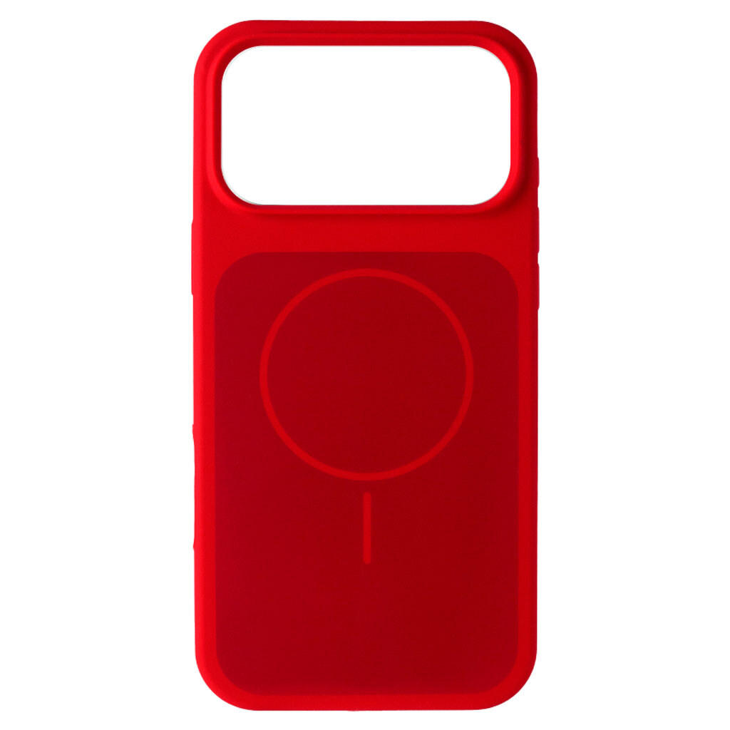 Чехол (накладка) Apple iPhone 17 Pro Max, Air Beats Two Colors, MagSafe, Красный - № 1 Чехол (накладка) Apple iPhone 17 Pro Max, Air Beats Two Colors, MagSafe, Красный - № 1