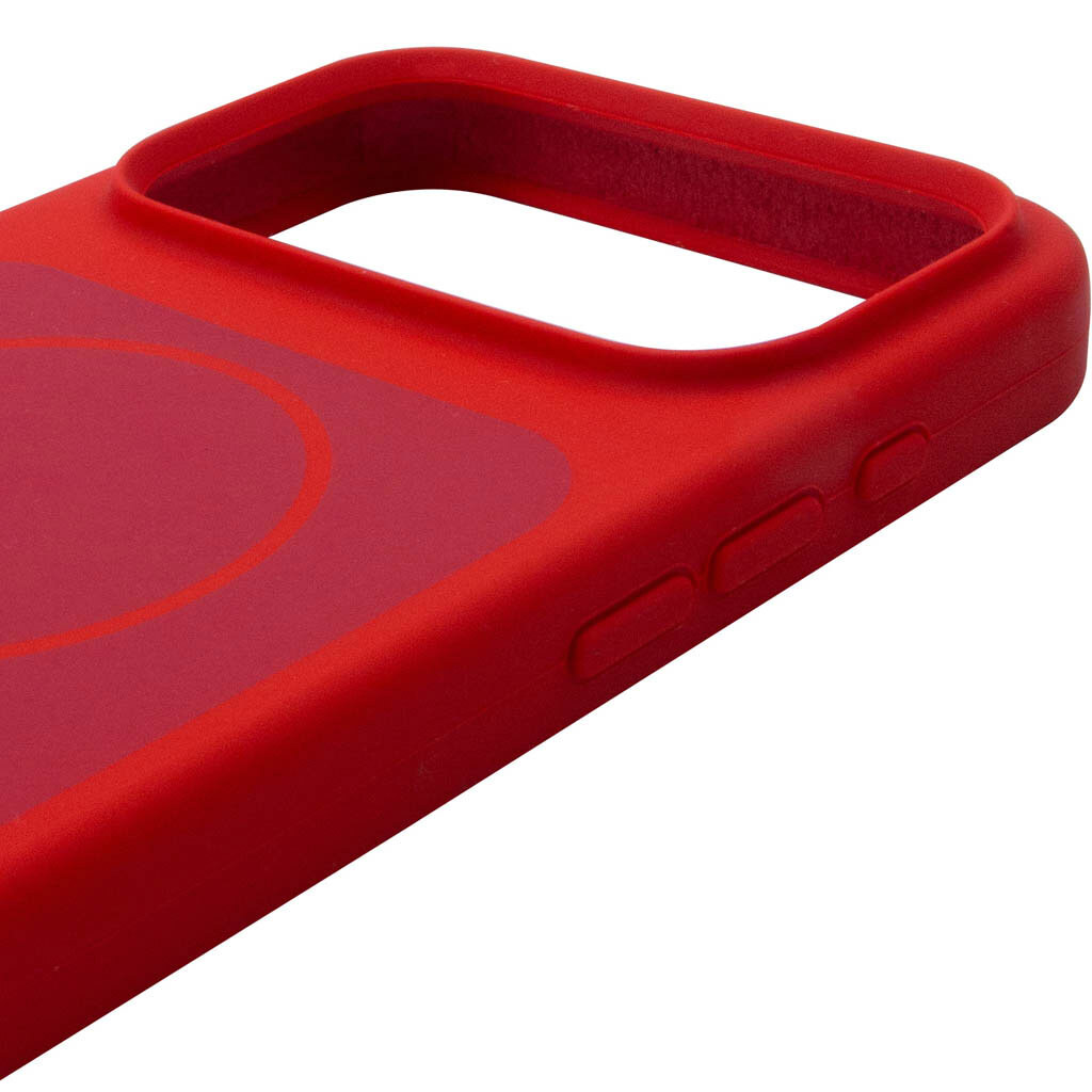 Чехол (накладка) Apple iPhone 17 Pro Max, Air Beats Two Colors, MagSafe, Красный - № 4 Чехол (накладка) Apple iPhone 17 Pro Max, Air Beats Two Colors, MagSafe, Красный - № 4