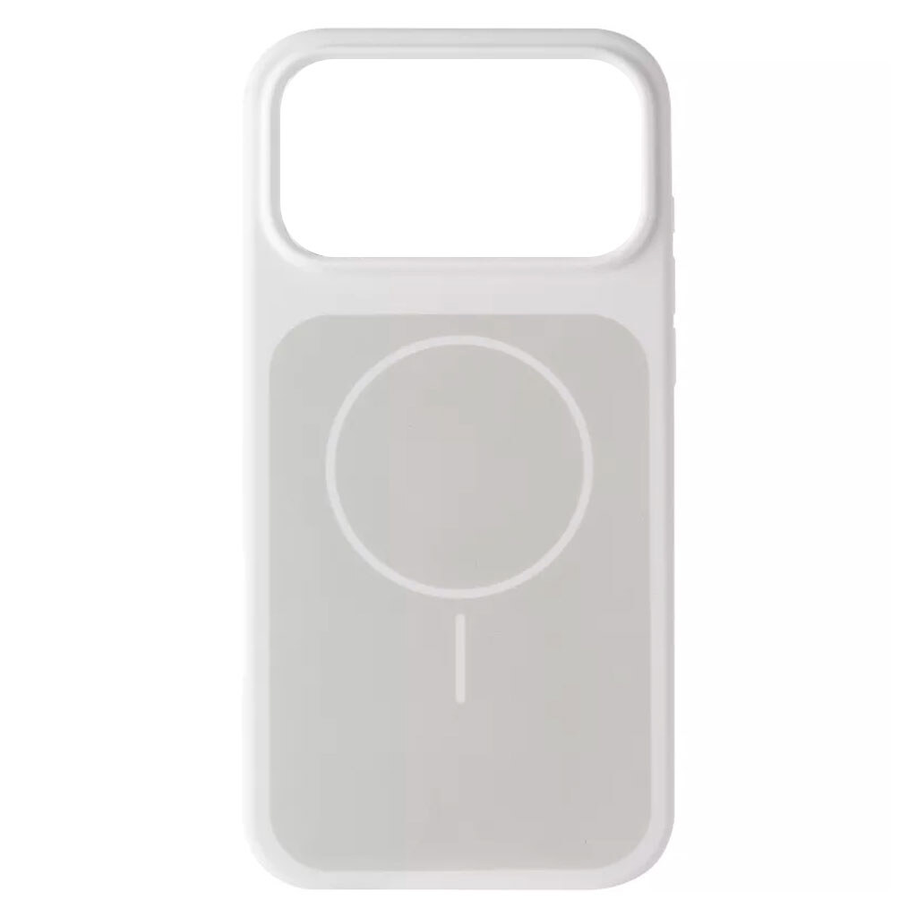 Чехол (накладка) Apple iPhone 17 Pro Max, Air Beats Two Colors, MagSafe, Белый - № 1 Чехол (накладка) Apple iPhone 17 Pro Max, Air Beats Two Colors, MagSafe, Белый - № 1