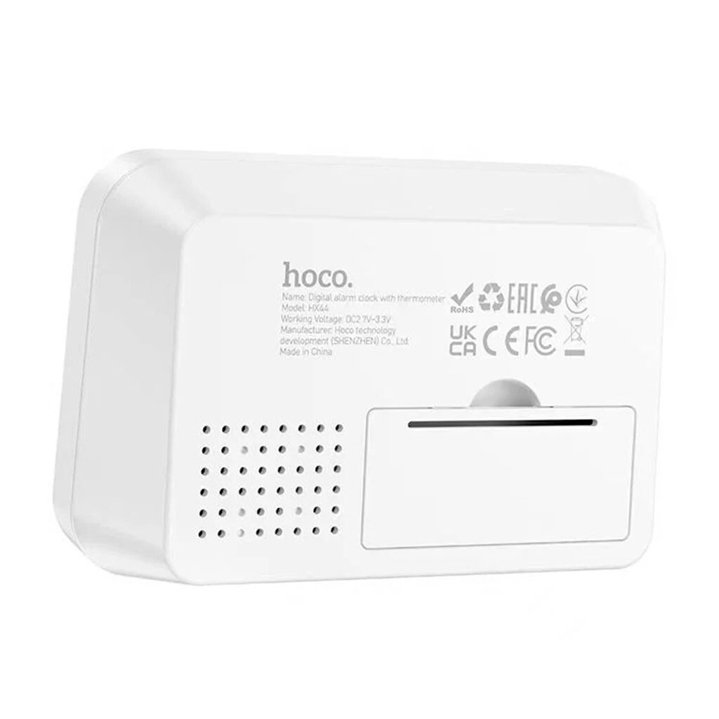 Термогігрометр електронний Hoco HX44, Білий - № 2 Термогігрометр електронний Hoco HX44, Білий - № 2