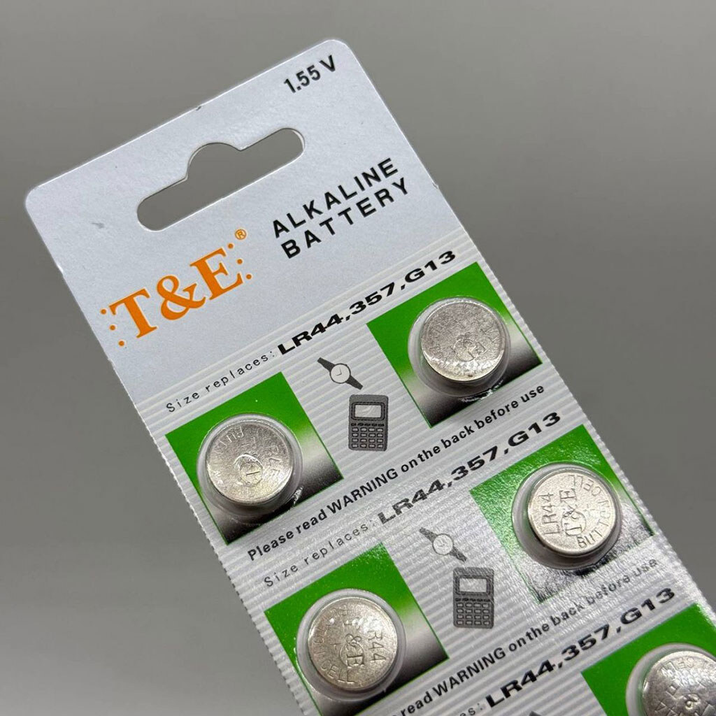 Батарейка Таблетка AG13, T&E - № 3 Батарейка Таблетка AG13, T&E - № 3