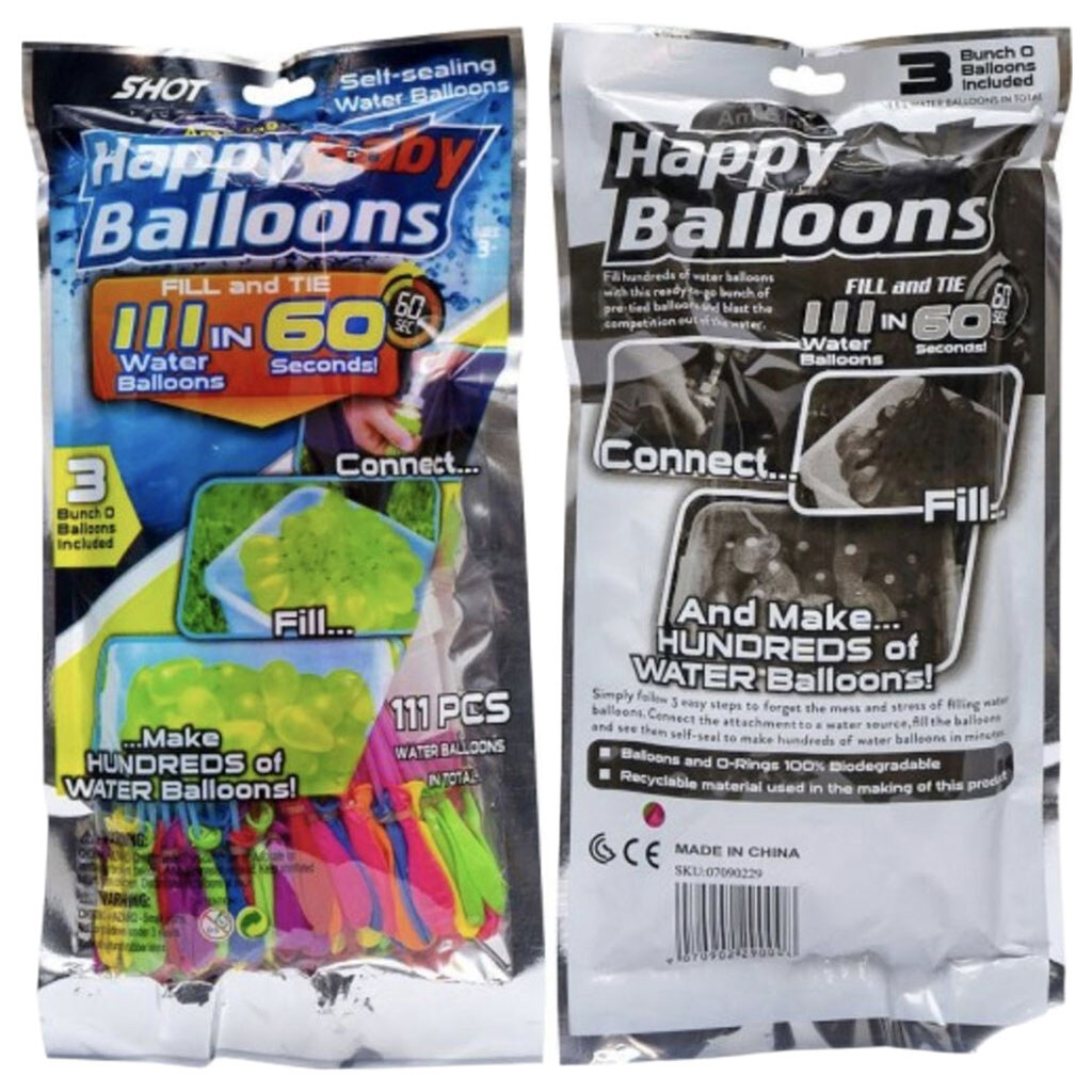 Набір кульок "Bunch o water balloons", 111 шт. за 60 секунд, Канцмір - № 3 Набір кульок "Bunch o water balloons", 111 шт. за 60 секунд, Канцмір - № 3