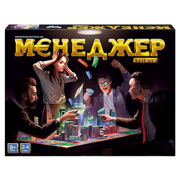 Настільна гра "Менеджер Premium", укр., Mic - № 1 Настільна гра "Менеджер Premium", укр., Mic - № 1