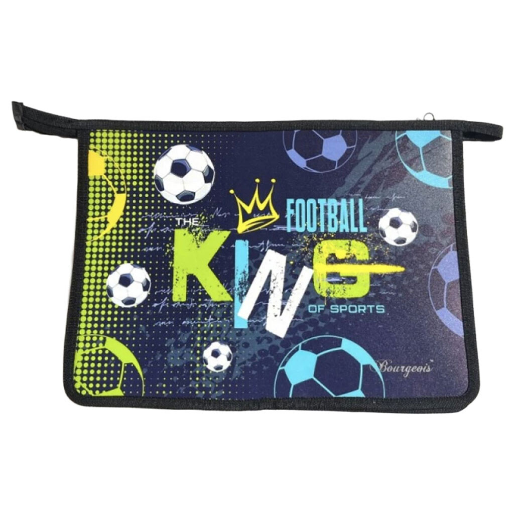 Папка на блискавці "Football king", А4+, Mic - № 1 Папка на блискавці "Football king", А4+, Mic - № 1