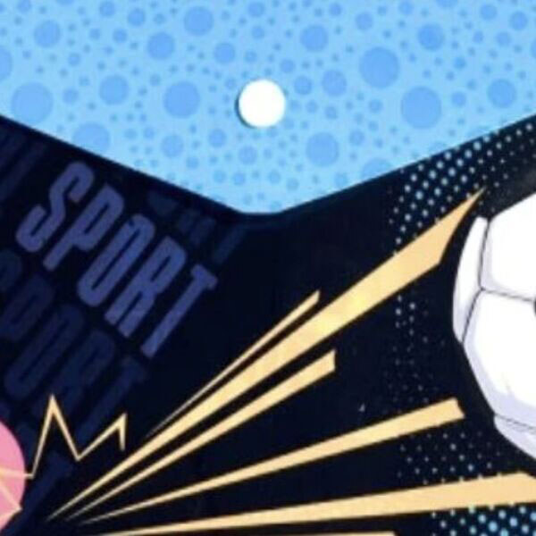 Папка с кнопкой "Peace.Love.Football", А4+, Mic - № 2 Папка с кнопкой "Peace.Love.Football", А4+, Mic - № 2