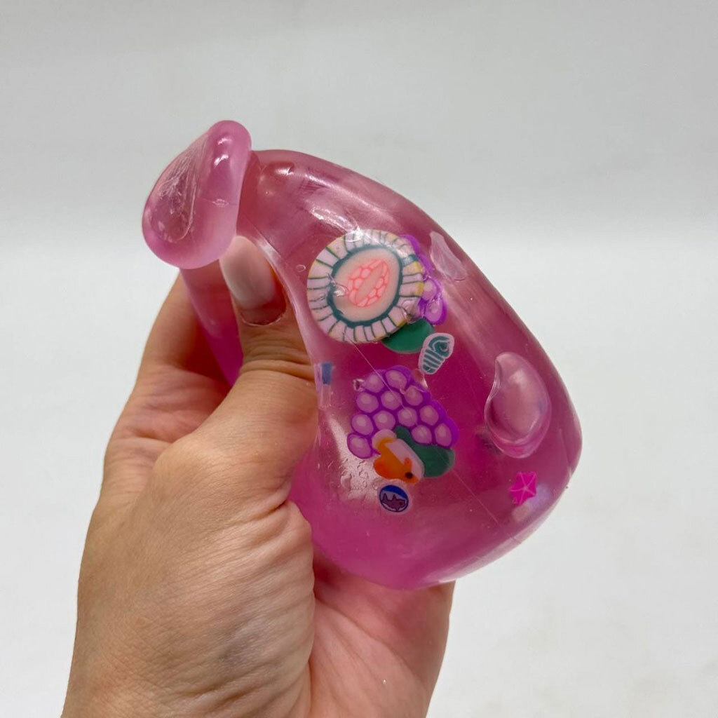 Сквіш-антистрес "Пляшка з фруктами", 8cm, Mic - № 2 Сквіш-антистрес "Пляшка з фруктами", 8cm, Mic - № 2