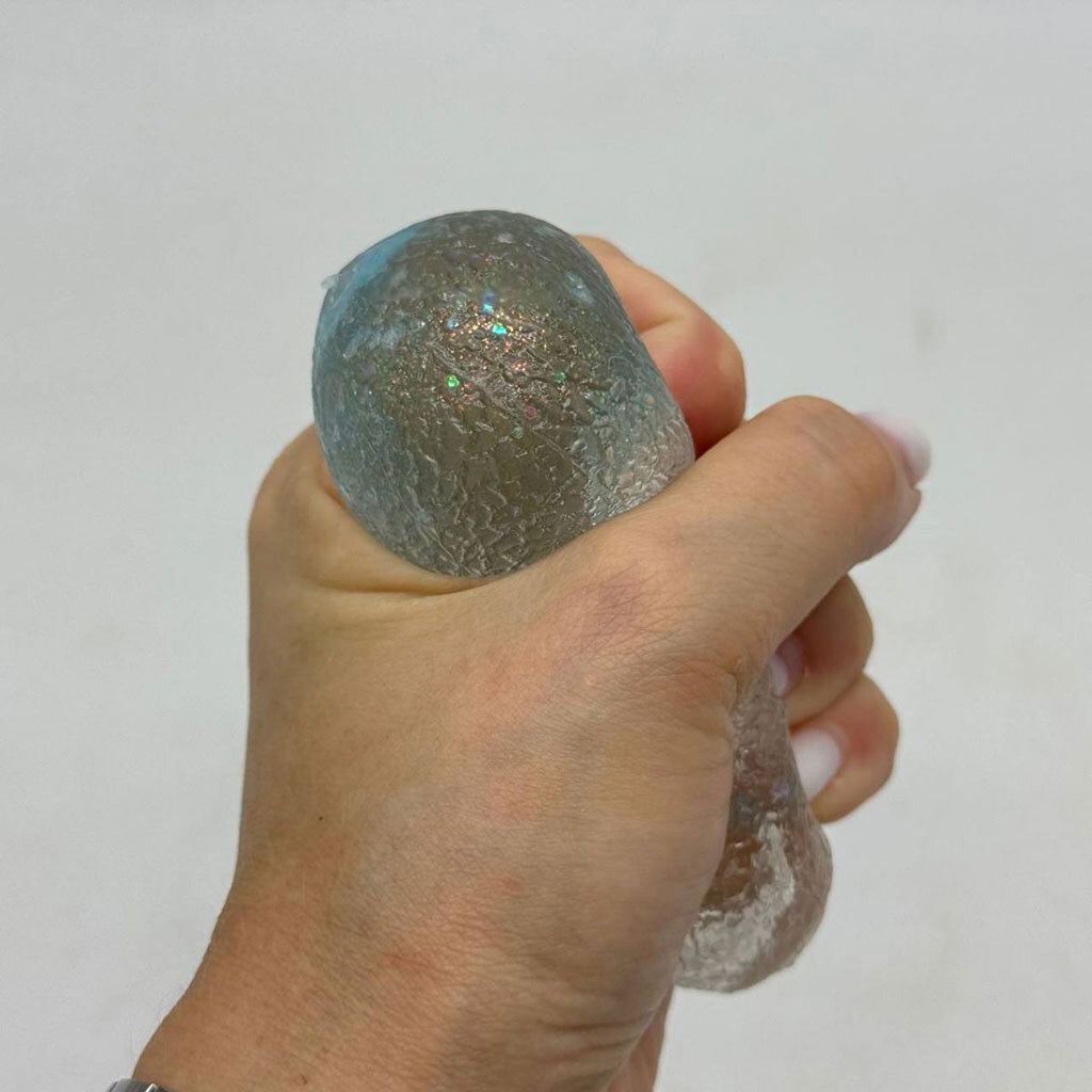 Сквіш-антистрес "Крапля води з фігурними блискітками", 7cm, Mic - № 3 Сквіш-антистрес "Крапля води з фігурними блискітками", 7cm, Mic - № 3