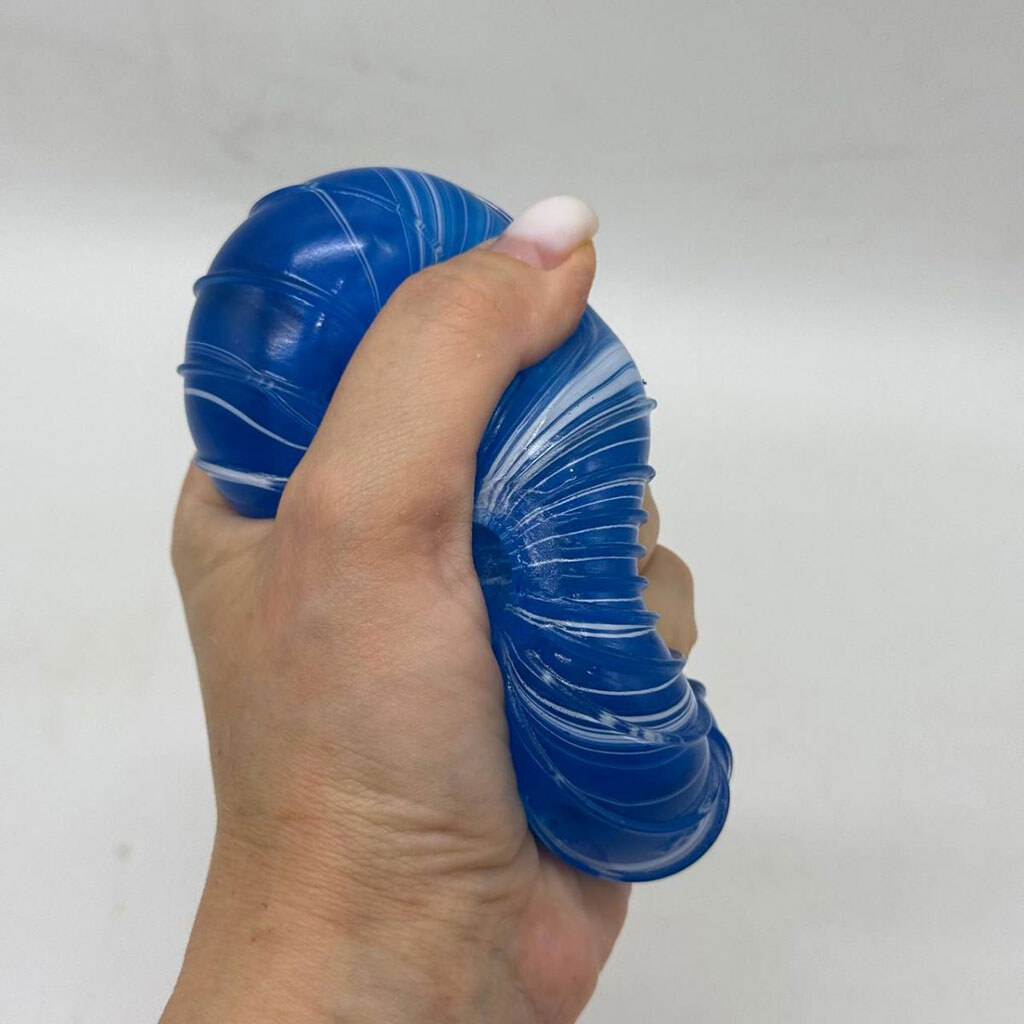Сквіш-антистрес "Куля мармурова", 6,5cm, Mic - № 4 Сквіш-антистрес "Куля мармурова", 6,5cm, Mic - № 4