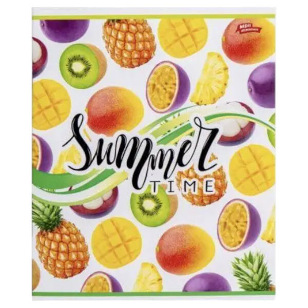 Зошит "Summer time", 12 аркушів, лінія, Канцмір - № 1 Зошит "Summer time", 12 аркушів, лінія, Канцмір - № 1