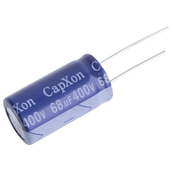 Конденсатор электролитический выводной 3,3uF 450V GS 85C 10x17mm - № 1 Конденсатор электролитический выводной 3,3uF 450V GS 85C 10x17mm - № 1