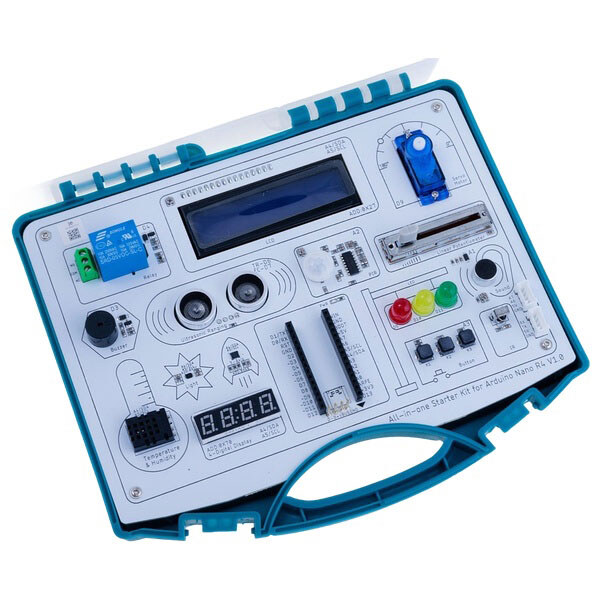 Набор All-in-one Starter Kit for Arduino NANO R4 with 20 lessons and 15 modules, Elecrow - № 2 Набор All-in-one Starter Kit for Arduino NANO R4 with 20 lessons and 15 modules, Elecrow - № 2