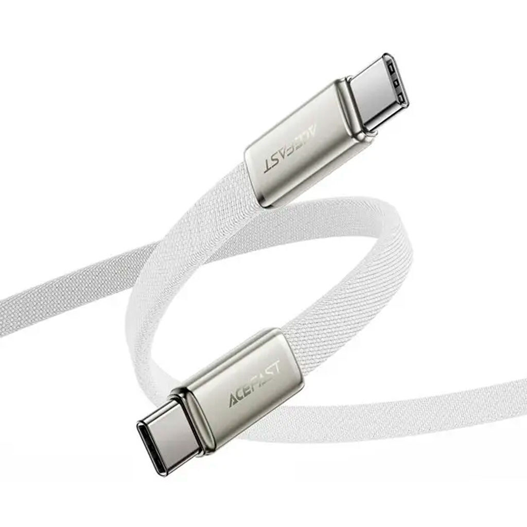USB кабель Acefast C24-03, Type-C, 1.2 м., Білий - № 2 USB кабель Acefast C24-03, Type-C, 1.2 м., Білий - № 2