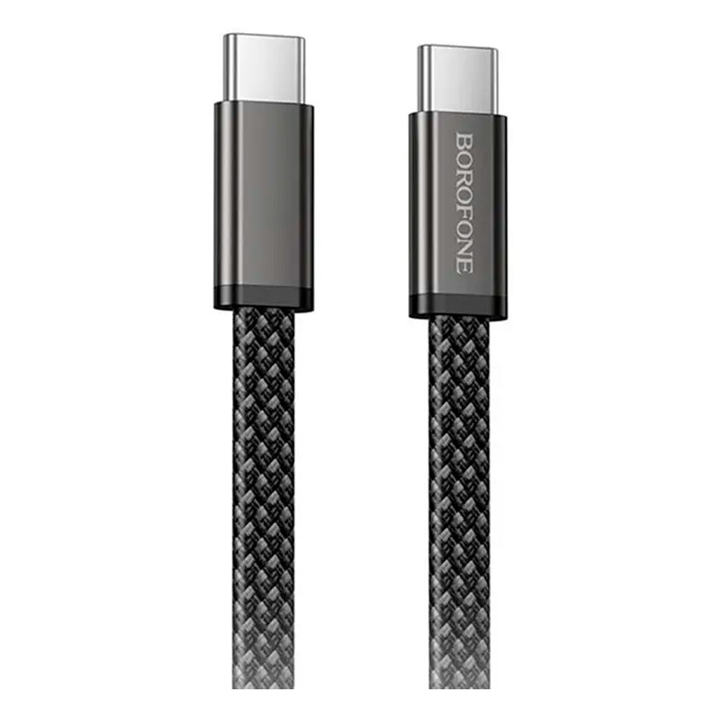 USB кабель Borofone BX124, Type-C, 1.0 м., Черный - № 1 USB кабель Borofone BX124, Type-C, 1.0 м., Черный - № 1