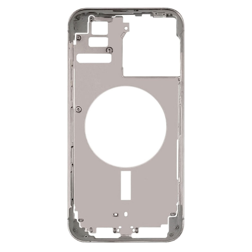Средняя часть Apple iPhone 14 Pro Max, Серебряный - № 2 Средняя часть Apple iPhone 14 Pro Max, Серебряный - № 2