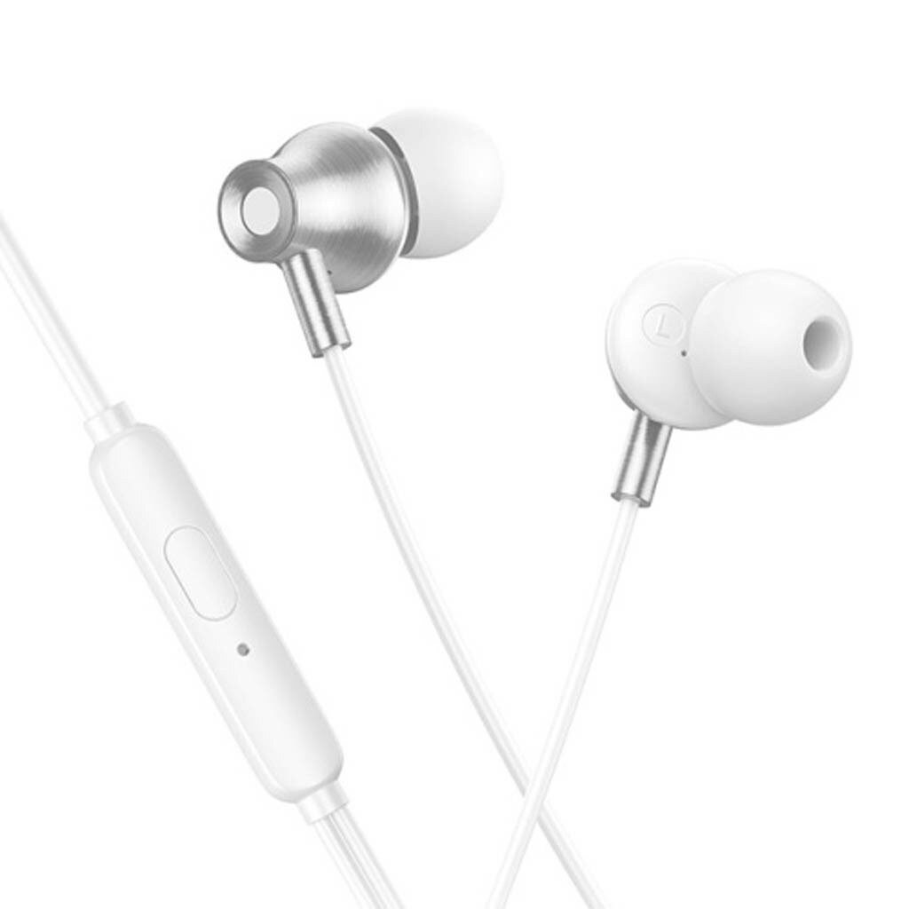 Наушники Hoco M119, С микрофоном, Серебряный - № 2 Наушники Hoco M119, С микрофоном, Серебряный - № 2