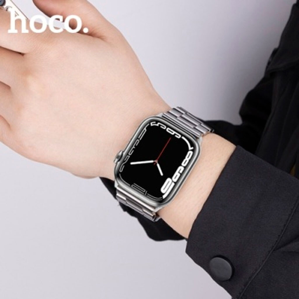 Ремешок Apple Watch 38 / Watch 40, Hoco iWatch WA10, Серебряный - № 3 Ремешок Apple Watch 38 / Watch 40, Hoco iWatch WA10, Серебряный - № 3