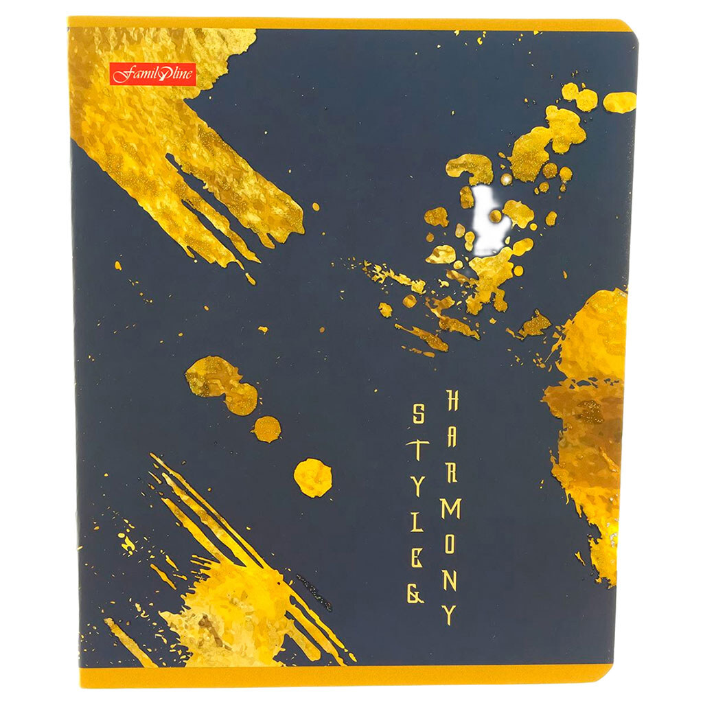 Тетрадь школьная клетка серия "GOLDEN SILK", 48 л. - № 6 Тетрадь школьная клетка серия "GOLDEN SILK", 48 л. - № 6