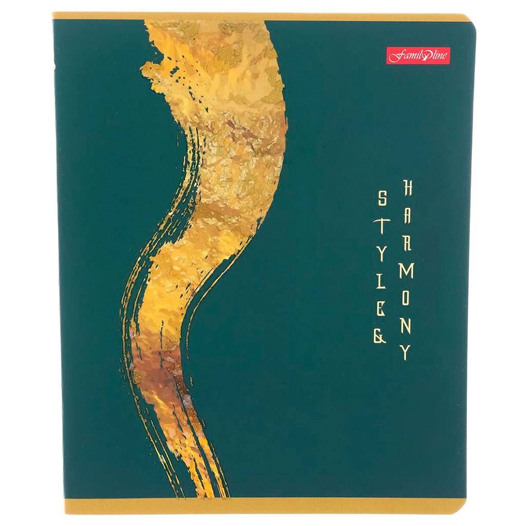 Тетрадь школьная клетка серия "GOLDEN SILK", 48 л. - № 7 Тетрадь школьная клетка серия "GOLDEN SILK", 48 л. - № 7
