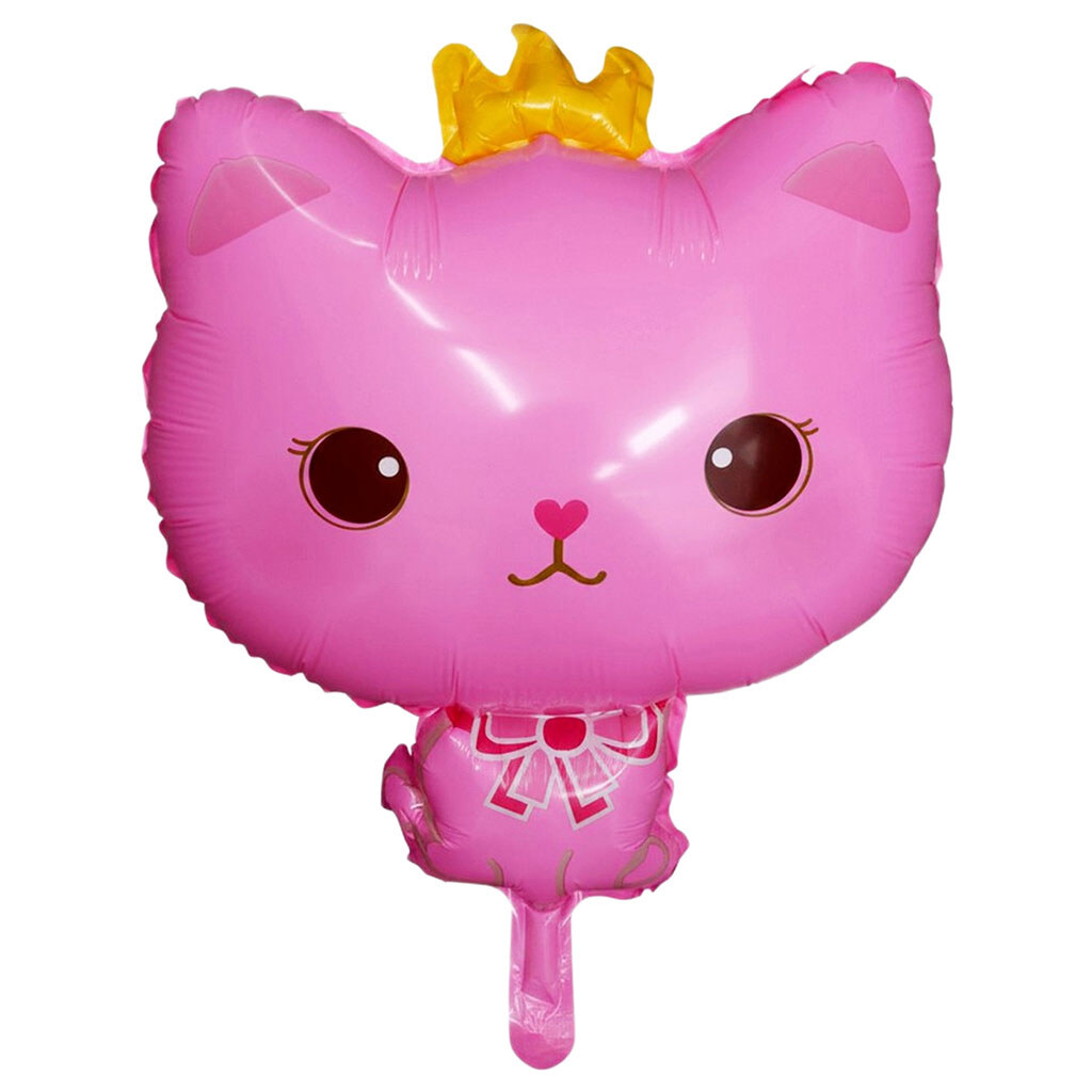 Шарик воздушный фигурный "Кошечка с короной", 48х70 см - № 1 Шарик воздушный фигурный "Кошечка с короной", 48х70 см - № 1
