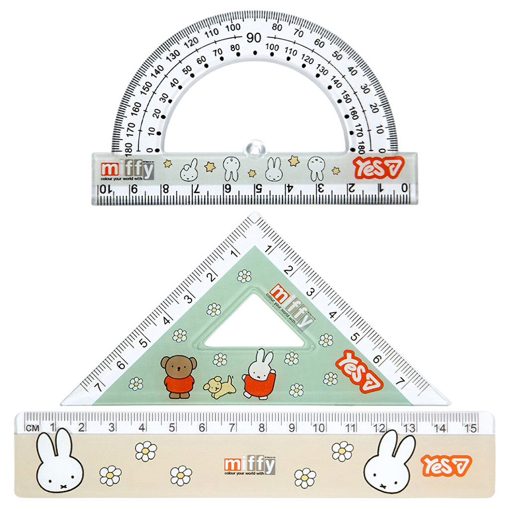 Набір приладдя канцелярського "Miffy", 3 предмети - № 1 Набір приладдя канцелярського "Miffy", 3 предмети - № 1