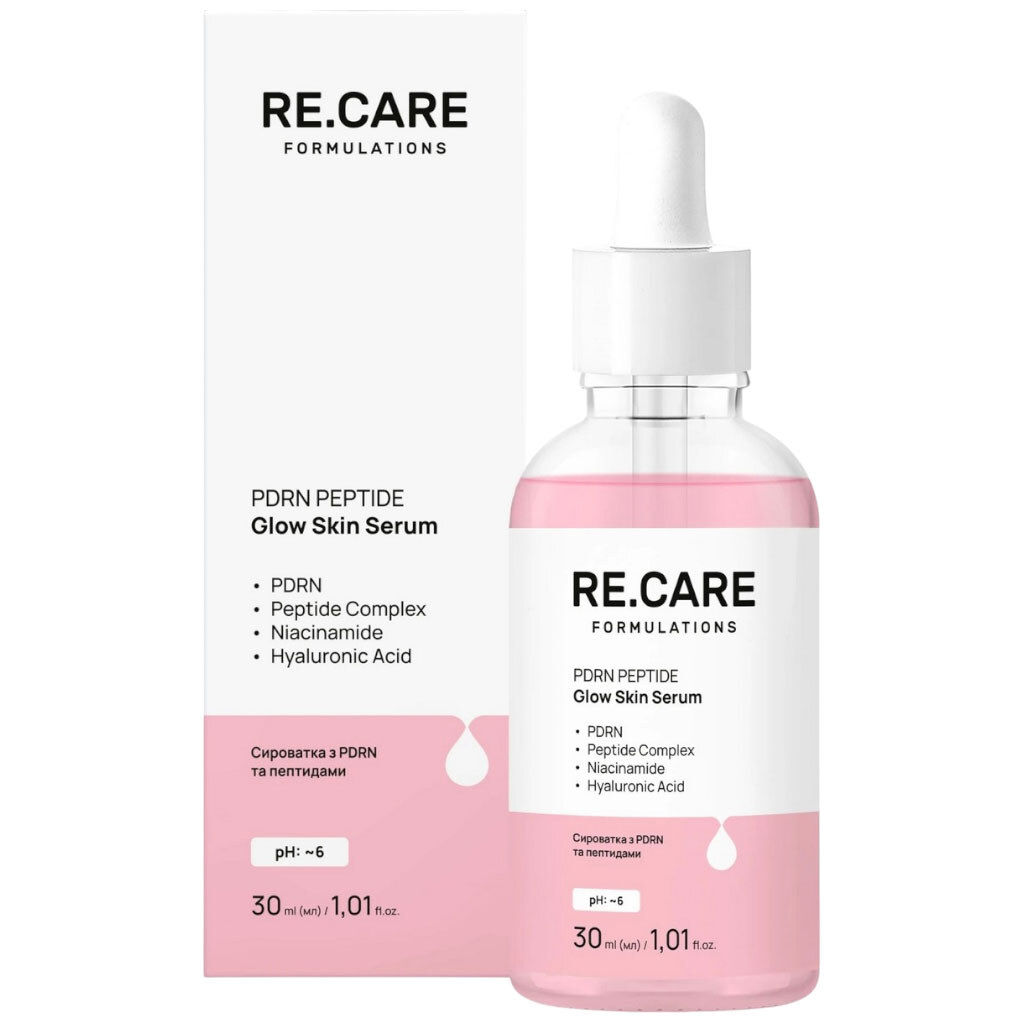 Сыворотка для кожи лица RE.CARE с PDRN и пептидами, 30 мл - № 1 Сыворотка для кожи лица RE.CARE с PDRN и пептидами, 30 мл - № 1