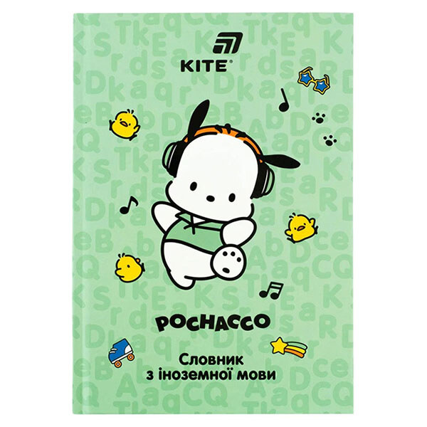 Словник для іноземної мови серія "Pochacco", 60 аркушів - № 1 Словник для іноземної мови серія "Pochacco", 60 аркушів - № 1
