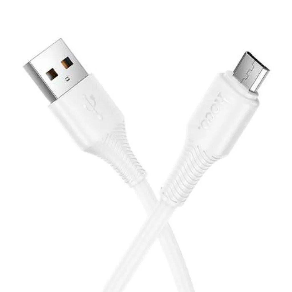 USB кабель Hoco X120 Beneficio, MicroUSB, 1.0 м., Белый - № 2 USB кабель Hoco X120 Beneficio, MicroUSB, 1.0 м., Белый - № 2
