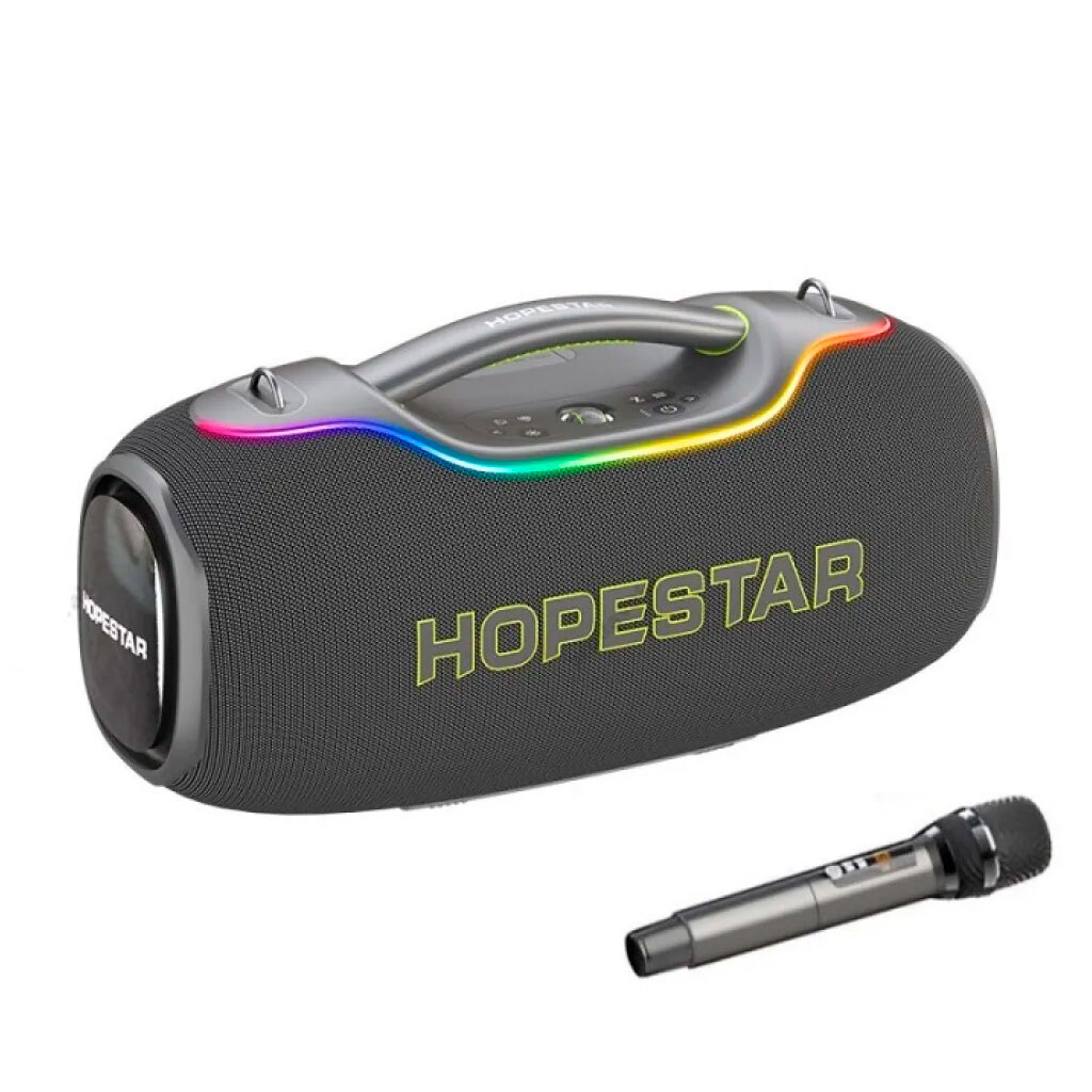 Портативная колонка Hopestar A80 Ultra, Серый - № 1 Портативная колонка Hopestar A80 Ultra, Серый - № 1