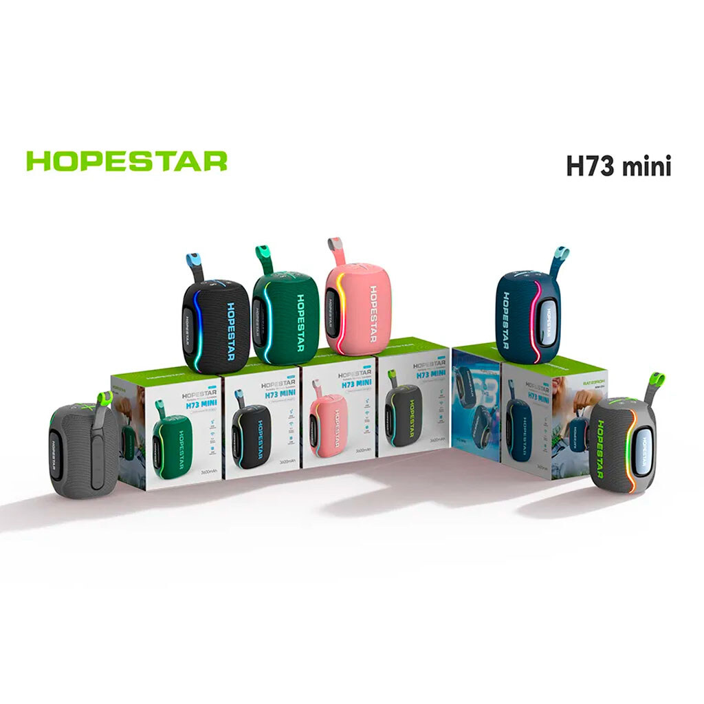 Портативна колонка Hopestar H73 Mini, Сірий - № 2 Портативна колонка Hopestar H73 Mini, Сірий - № 2