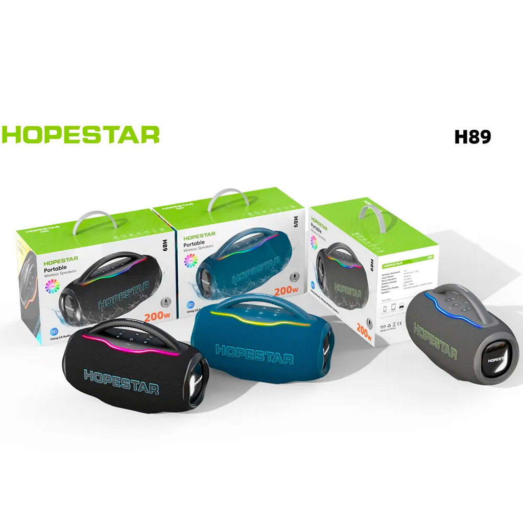 Портативна колонка Hopestar H89, Чорний - № 2 Портативна колонка Hopestar H89, Чорний - № 2