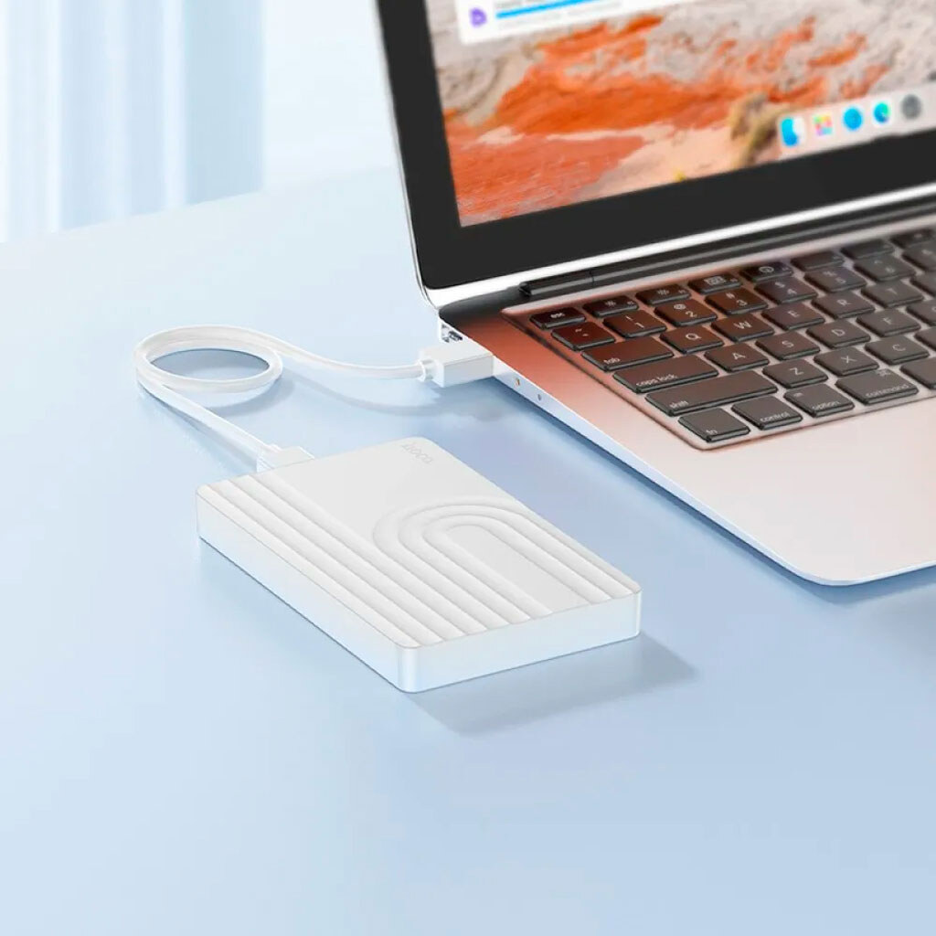 Зовнішня USB кишеня для SSD Hoco HB55, Білий - № 3 Зовнішня USB кишеня для SSD Hoco HB55, Білий - № 3